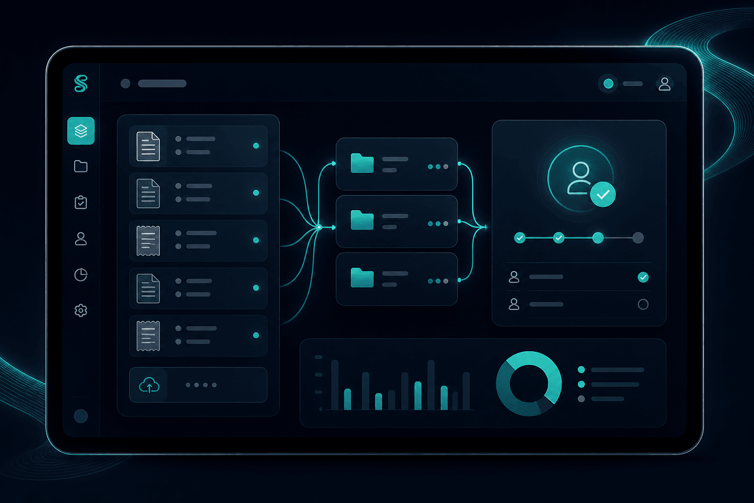 Aperçu visuel de la solution Assistant comptable